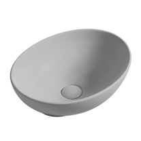  Lavoar pe blat Fluminia, Rio, oval, 41 x 33 cm, gri deschis